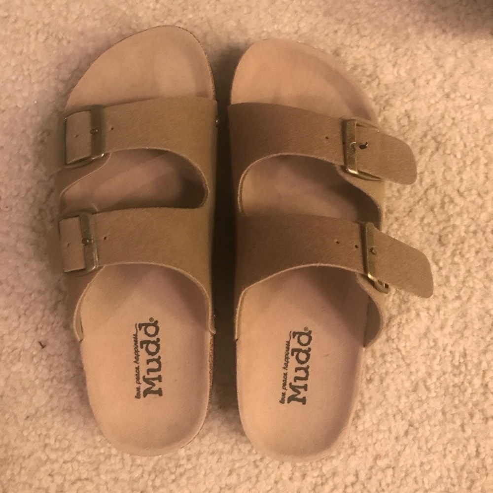 Tan sandals